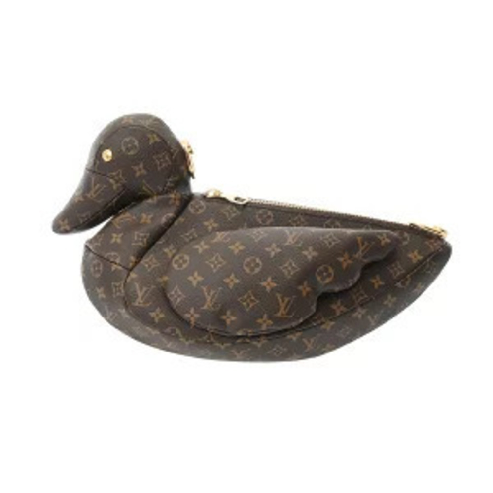 Louis Vuitton Monogram Duck Bag Brown Canvas Shoulder